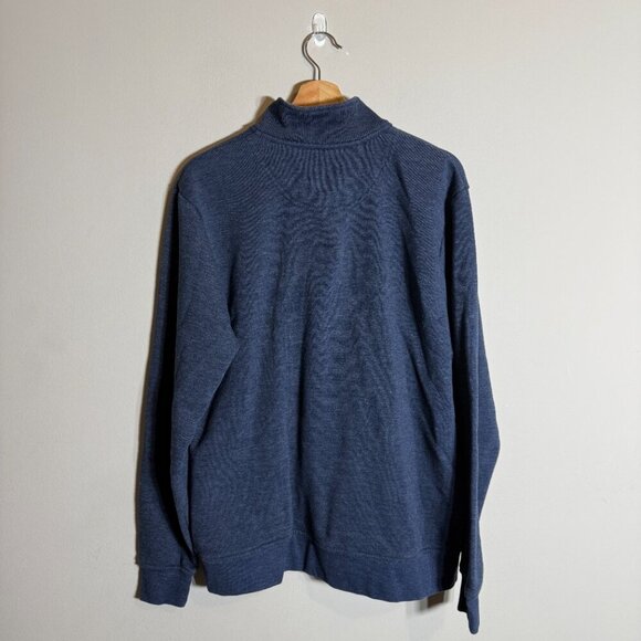 Orvis 1/4 Zip Fleece Pullover Sweatshirt Men's Medium Blue Outdoor Activewear - Picture 3 of 12